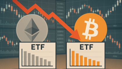 Spot Ether ETFs see five-day outflow streak amid 10% price drop