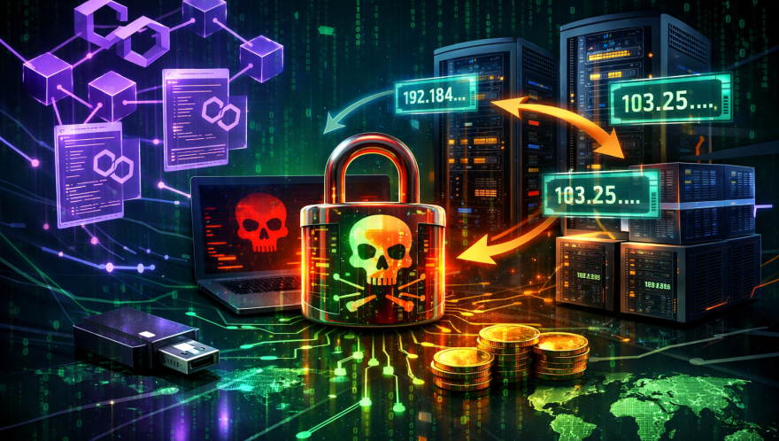 DeadLock ransomware abuses Polygon blockchain to rotate proxy servers quietly